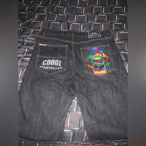 coogi australia jean shorts